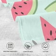 thumbnail image 4 of SKYSONIC 2 PCS Hand Towels, Watermelon Pattern 16 x 28 Inch Soft Highly Absorbent Cotton Bathroom Towels for Bathroom Ktichen Travel SPA Gym, 4 of 7