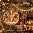 thumbnail image 4 of CSSAD Christmas Tree Decorations Balls Light Up Christmas Ornaments with Mini Holiday Scene Glowing Christmas Tree Hanging Ball Glowing Christmas Pendants for Tree Mantel Christmas Party Decor, 4 of 6