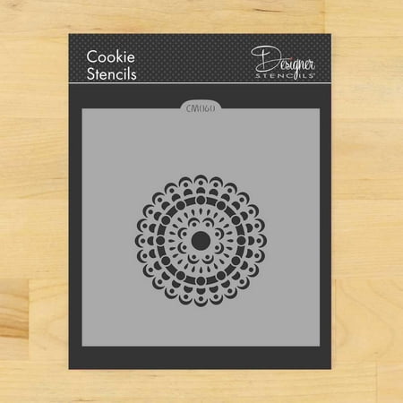 Mandala #3 Cookie and Craft Stencil by Designer Stencils