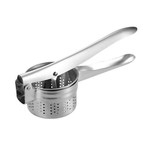 WHAMVOX  Simple Fruit Juicer Orange Squeezer Hand Press Cold Stainless Silver