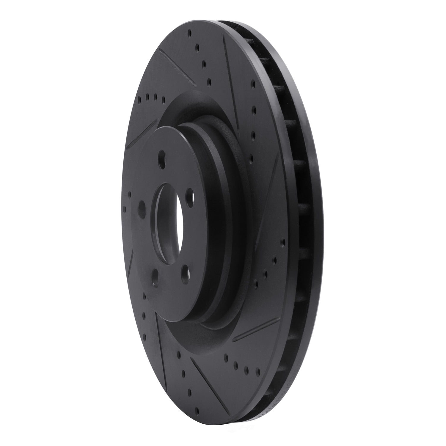 Dynamic Friction Company 633-39019R DFC Brake Rotor - Drilled And Slotted - Black