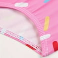 thumbnail image 6 of Ingzy Girls Swimsuit 3 Piece Bathing Suits Summer Bikini Tankini Sets with Cover Up Skirt for Toddler Kid 2-9 Years, 6 of 7