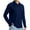 Navy, variant on WTOBBY Men's Lightweight Long Sleeve Golf Shirt with Raglan Sleeve and UPF 50+ Sun Protection for Sporty Casual Wear Quick Dry Performance Shirt ,Army Green L