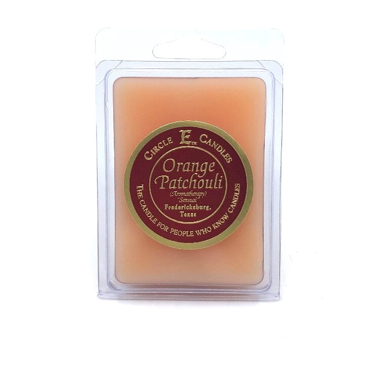 Circle E Candles, Orange Patchouli Scent, Extra Small Size MiniE Tart