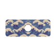 thumbnail image 7 of Yayeee Faucet Mat for Kitchen Sink 14.7" Diatomite Long Splash Guard Pad, Blue Wave Pattern, 7 of 7