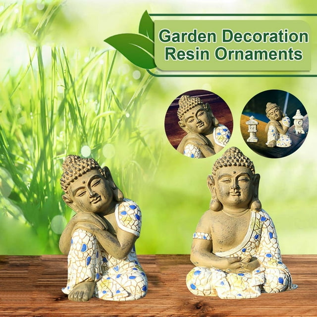 Ganfancp Sueño Buda Adornos de Jardín Patio Estatua Decorativa Ornamento Al Aire Libre Ofertas Del Día 2* Buda