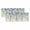 Blue Beige, variant on 2 Panels Blue Eucalyptus Leaves Valance for Windows, Farmhouse Retro Botanical Floral Light Filtering Kitchen Curtains, Rod Pocket Window Treatment Curtain Valances for Living Room Bedroom, 54"x18"