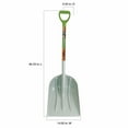 thumbnail image 2 of AMES 2682700 Poly Scoop with Hardwood Handle and D-Grip, 46-Inch, Brown, 2 of 3