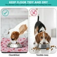 thumbnail image 3 of Kawaii Fruit Pet Placemat - Non-Slip Dog Food Spill Mat with Cartoon Strawberry and Flowers, 3 of 4