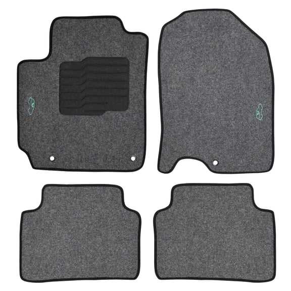 Carpet Floor Mats For 2018 to 2023 Hyundai Kona - Gray