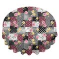 thumbnail image 2 of Pioneer Flower Floral Print Pattern Round Tablecloth 60 X 60 Inch, Wrinkle Resistant Wipeable Table Cloth for Kitchen Dining Picnic Patio Party, 2 of 6