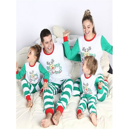 

Family Matching Christmas Reindeer Pajama Sets Sleepwear Nightwear Home Wear