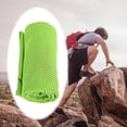 thumbnail image 1 of Toalla fresca Toalla de Gimnasio Toallita de secado rápido Toalla fría transpirable shamjiam Tela refrescante Verde, 1 of 8