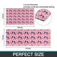 thumbnail image 7 of Pink Dachshund Chips Kitchen Rugs Sets Of 2,Anti Fatigue Kitchen Mat Rugs Non Slip Washable,Decorative Kitchen Floor Mats for Kitchen,Sink,Laundry,17"x30"+17"x47", 7 of 7