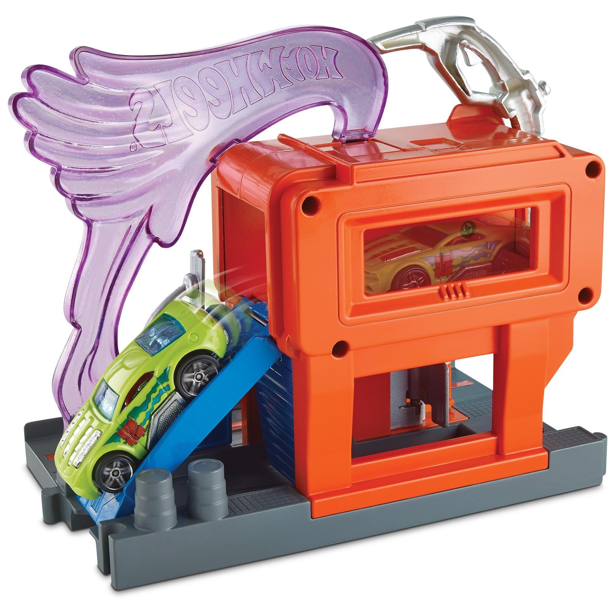 Hot Wheels City Downtown Repair Station Playset with 1 Car