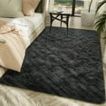 thumbnail image 3 of Lochas Soft Indoor Modern Area Rugs Fluffy Living Room Carpets for Children Bedroom Home Decor Nursery Rug,4x5.3 Feet, Dark Grey, 3 of 7