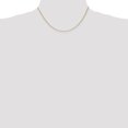 thumbnail image 2 of 14k Yellow Gold 16 Inch 1.5mm Rope Chain Necklace Pendant Charm, 2 of 9