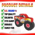 thumbnail image 5 of Jergrim Monster Truck Piñata 4-Piece Set for Kids Birthday Parties, Race Car Decor Fun!!!, 5 of 7