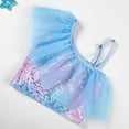 thumbnail image 5 of Uccdo Toddler Girls Two-Piece Swimsuits Bathing Suit, Baby Girl Ruffled Bikini Tulle Tutu Skirt Swim Bottoms, 0-12 Months, 1-6 Years, 5 of 8