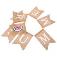 thumbnail image 1 of Raindrops 1Ud Banderín Decorativo De Lino Con Estampado Veraniego Para Ambiente Alegre De Fiesta, 1 of 6