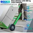 thumbnail image 3 of Esheno Electric Stair Climbing Hand Truck 900 lb Capacity 1250W Motor Heavy Duty Stair Climber Green, 3 of 8