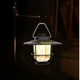 thumbnail image 6 of Retro Camping Lantern LED Light | Vintage Style Rechargeable Portable Lamp | Dimmable 38-380LM for Outdoor, Emergency, Mood Lighting | 2000mAh Battery, USB-C Charging | IPX4 Waterproof | 120x145mm, 6 of 6
