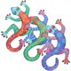 thumbnail image 5 of 3pcs Iron Hanging Gecko Wall Art Lightweight Varnished Metal Sculptures for Indoor Room Bedroom Bathroom Office Decor, 5 of 5