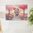 thumbnail image 2 of Happy Valentine’s Day Adorable Cocker Spaniel Puppy Holding Heart Balloon Horizontal Matte Canvas Poster Cockers Dog Lover Gifts Wall Art Home Decor - 00030, 2 of 5