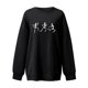 thumbnail image 5 of Blusa de manga larga suelta con estampado de moda para mujer, blusas informales con cuello redondo, sudaderas con capucha Fridja  bvmnju1257, 5 of 5