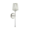 thumbnail image 2 of Polished Nickel One Light Wall Sconce from the Garnet Collection, 2 of 5