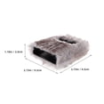 thumbnail image 2 of OUNONA Wallet Cases Fur Grey Full Protection For Travel Mobile Phones 1Pcs, 2 of 7