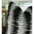 thumbnail image 2 of Thomas Collection Gray Silver Black Tissavel Char Pei Faux Fur Pillow - 17454, 2 of 5