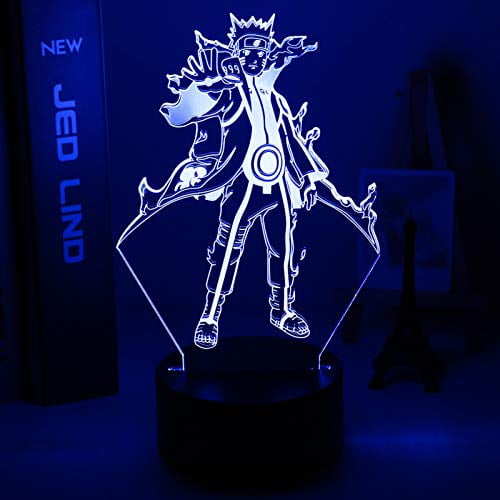 Anime Naruto Kids Bedroom 3D Lamp LED Night Lights 