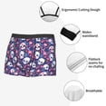 thumbnail image 4 of KLL Skull cartoon flower Men's Cotton Boxer Briefs Underwear-Large, 4 of 8