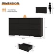 thumbnail image 2 of YouTrend 9 Black Drawer Dresser W/ Hidden Handles,Modern Adult Wood Dresser for Bedroom, Living Room, Hallway, 2 of 9