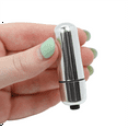 thumbnail image 2 of Discreet Pinpoint Silver Bullet Vibrator Silver, 2 of 6