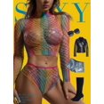thumbnail image 2 of HAHDAXIA Nuisette Sans Bretelles en Maille pour Femmes Lingerie Bébé Robe Mini Taille Unique, 2 of 7