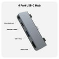 thumbnail image 4 of HyperDrive 4-in-1 USB-C Hub for iPad Pro/Air, Gray, 4 of 11