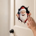 thumbnail image 3 of Removable Peel and Stick Wall Decals Featuring Festive Santa Claus with Holiday Toilet Paper Rolls, Waterproof Vinyl Wall for Bathroom, Living Room, and Bedroom, Christmas Window, 3 of 3