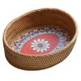 thumbnail image 1 of Cesta de frutas de ratán, cesta de almacenamiento, suministros de almacenamiento de cocina, mesa A, 1 of 5