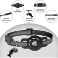 thumbnail image 2 of Compatible con Airtag - Paquete de 2 - Localizador GPS reflectante ligero - Collar para gatos con carcasa Airtag, hebilla de liberación rápida y cascabel - Ajustable de 20 a 33 cm - Para gatos - Negro, 2 of 5