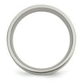 thumbnail image 2 of Chisel Titanium Brushed with 14k Gold Inlay 8mm Flat Band, 2 of 7
