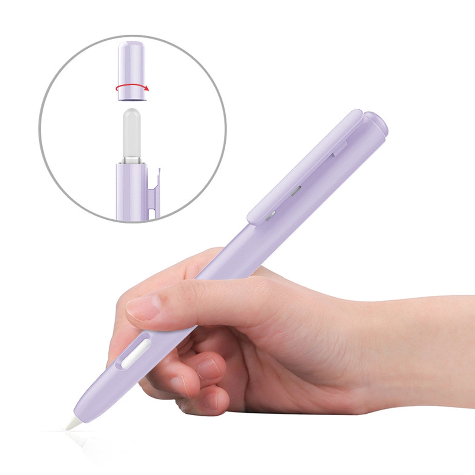 Double Clicks Styluses Case AntiFatigue Textured Handle for Pencils Creative Work And Note Taking