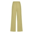 thumbnail image 4 of Gubotare Women's Summer Palazzo Pants Flowy Wide Leg Beach Pants with Pockets (AG,3XL), 4 of 6