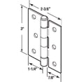 thumbnail image 2 of Screen Door Replacement Hinges, 3 in. long, Steel, Black (2-pack), 2 of 2