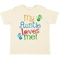 thumbnail image 3 of Inktastic My Auntie Loves Me Nephew Boys or Girls Toddler T-Shirt, 3 of 5