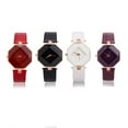 thumbnail image 5 of Xinyolin Women 's Fashion Faux Leather Band Analog Quartz Rhombic Case, Wrist Watch Gift, 5 of 7