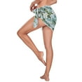 thumbnail image 2 of joogoo Lively Lily Floral Women's Beach Sarong Bathing Suit Wrap Swimwear Cover Ups M, 2 of 7