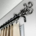 thumbnail image 3 of 1" Dia Adjustable Paxe Curtain Rod 120-170 inch Black, 3 of 3