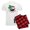 With Red Plaid Pant, variant on CafePress - Christmas In Paradise Men's Light Pajamas - Men's Light Loose Fit Cotton Pajama Set